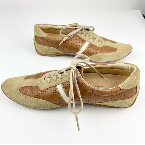 Keneth Cole Leather Suede Sneakers 8M - Picture 4 of 9